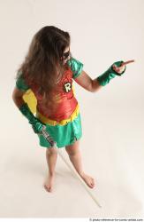 LUCY ROBN WITH LIGHTSABER